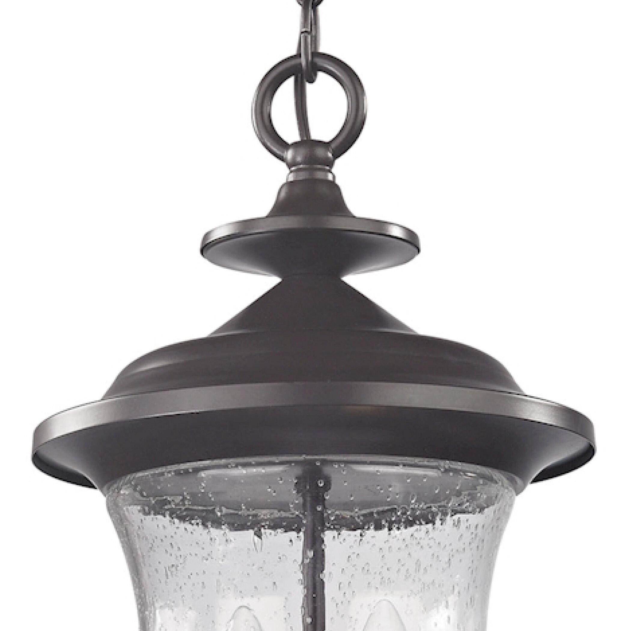 Trinity 2 Light 9 inch Oil Rubbed Bronze Outdoor Pendant