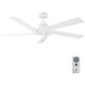 Aspen 56 inch Matte White Ceiling Fan