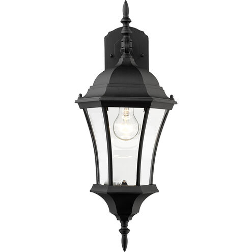 Wakefield 1 Light 24 inch Black Outdoor Wall Light