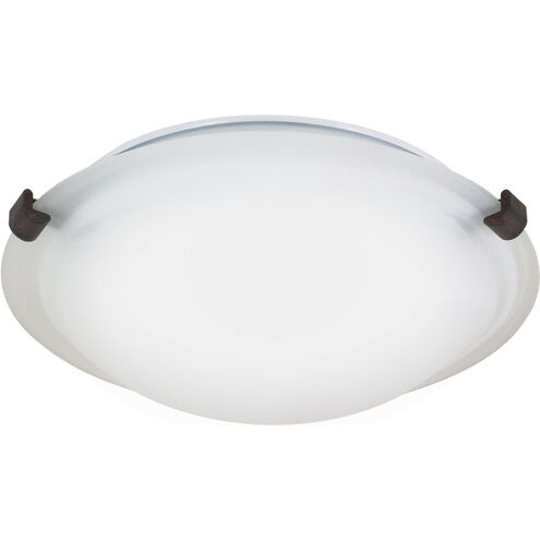 Signature 1 Light 12.5 inch Old Bronze Flush Mount Ceiling Light