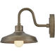 Forge Outdoor Wall Mount in Burnished Bronze, Coastal Elements