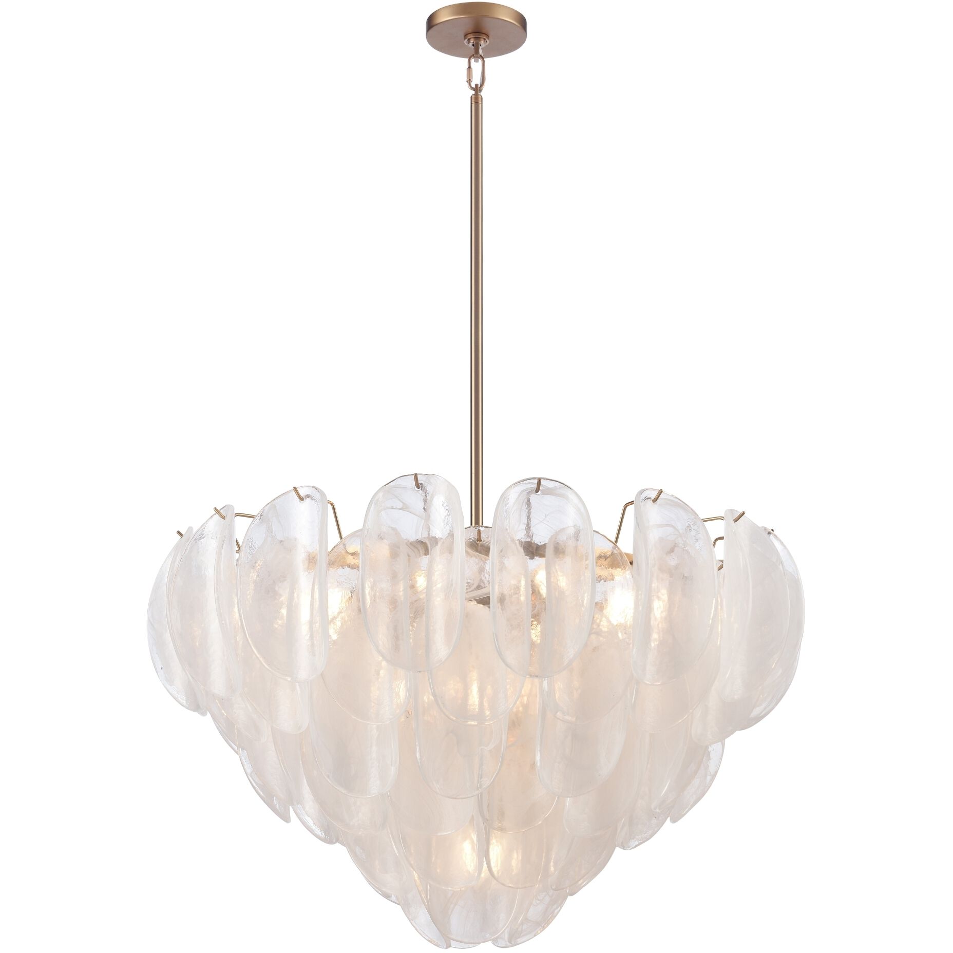 Chateau 13 Light 31.5 inch Satin Brass Pendant Ceiling Light
