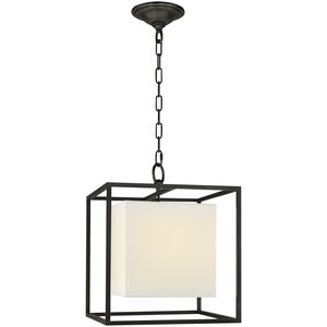 Eric Cohler Caged 1 Light 16 inch Bronze Lantern Pendant Ceiling Light in Linen, Small