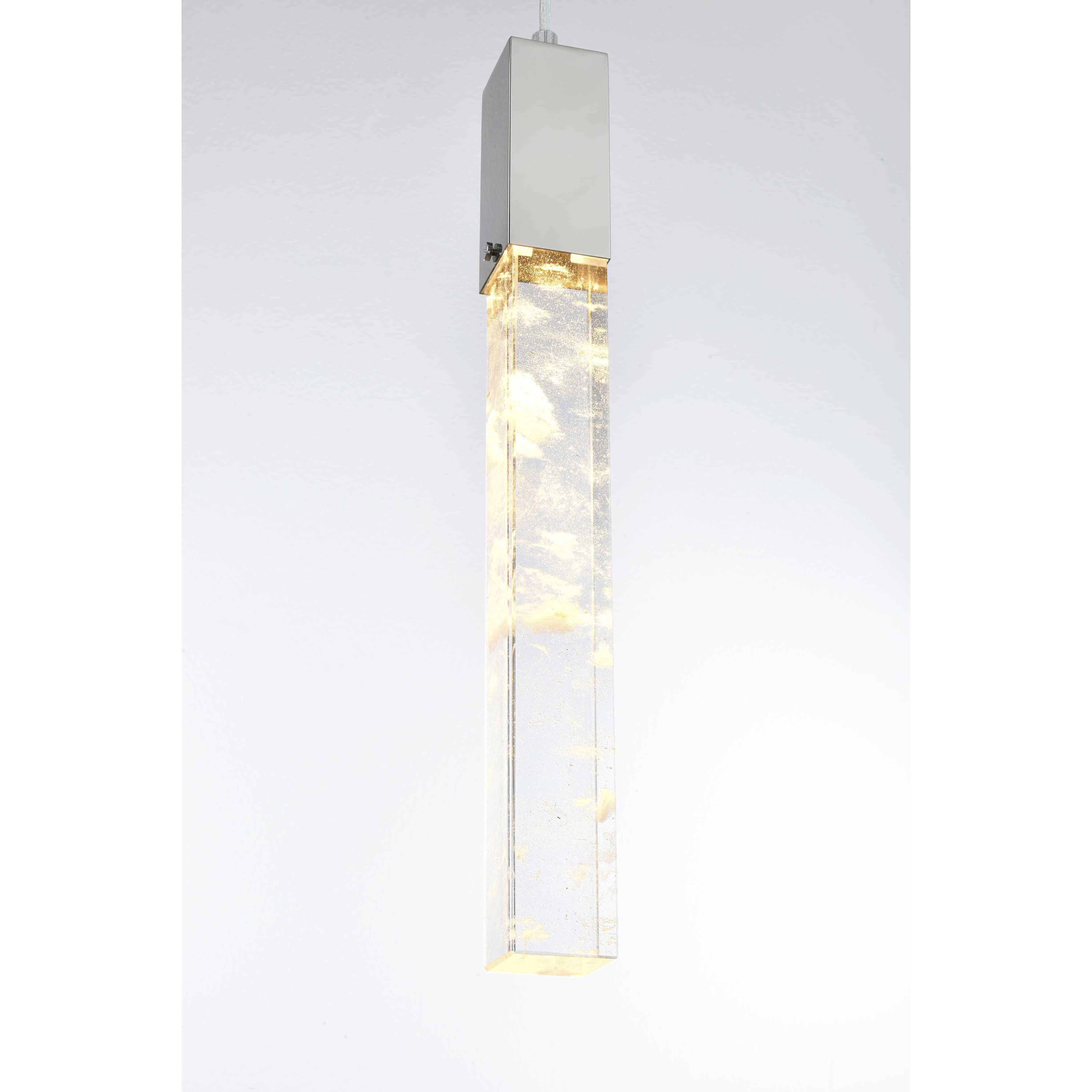 Aurora 6 Light 12 inch Chrome Pendant Ceiling Light