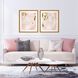 Abstract Collection Pink Framed Art