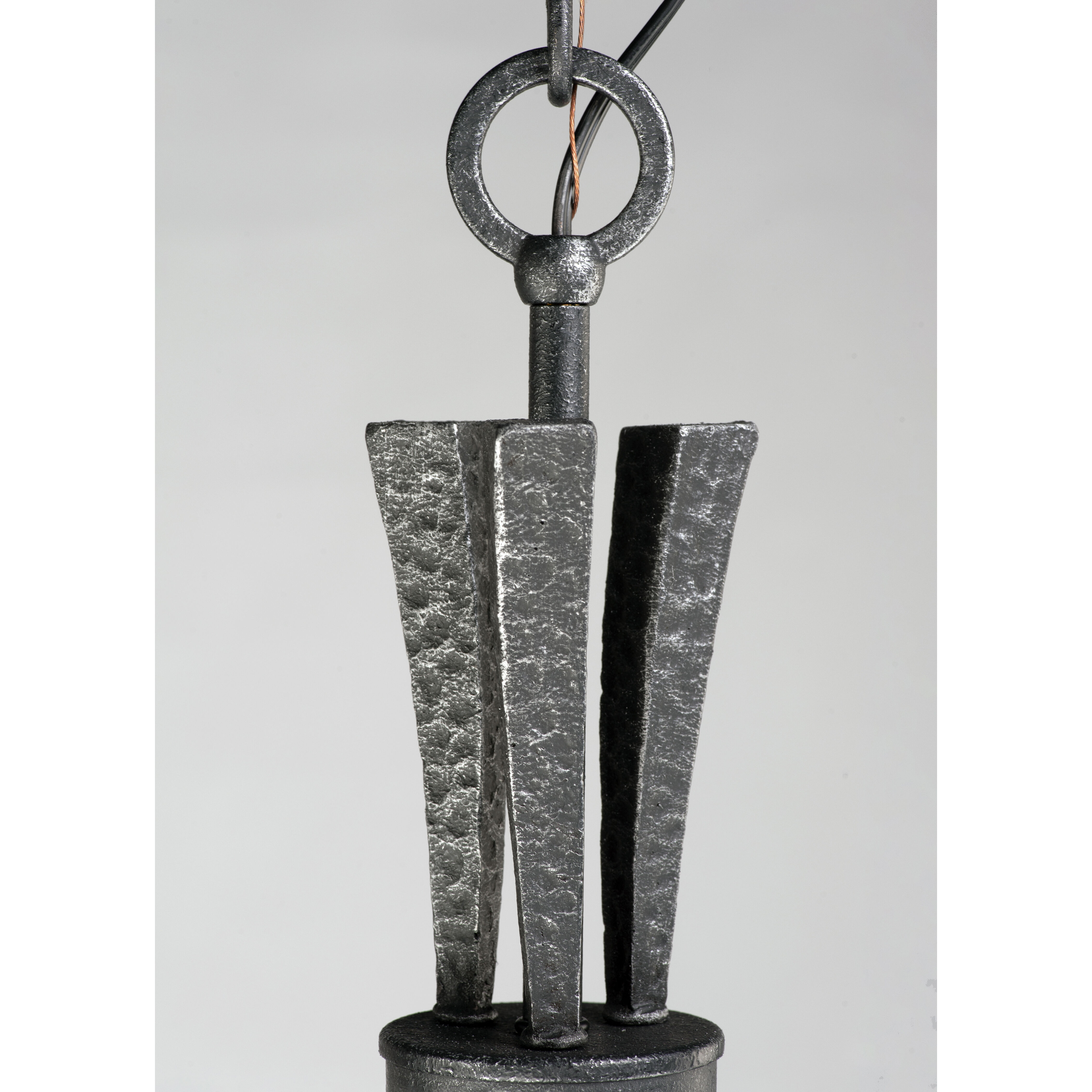 Anvil 9 Light 34 inch Natural Iron Chandelier Ceiling Light in Without Shade