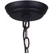 Armelle 4 Light 19.75 inch Black/Grey/Faux Wood Pendant Ceiling Light