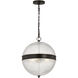Alexa Hampton Lucinda 3 Light 15 inch Aged Iron Pendant Ceiling Light