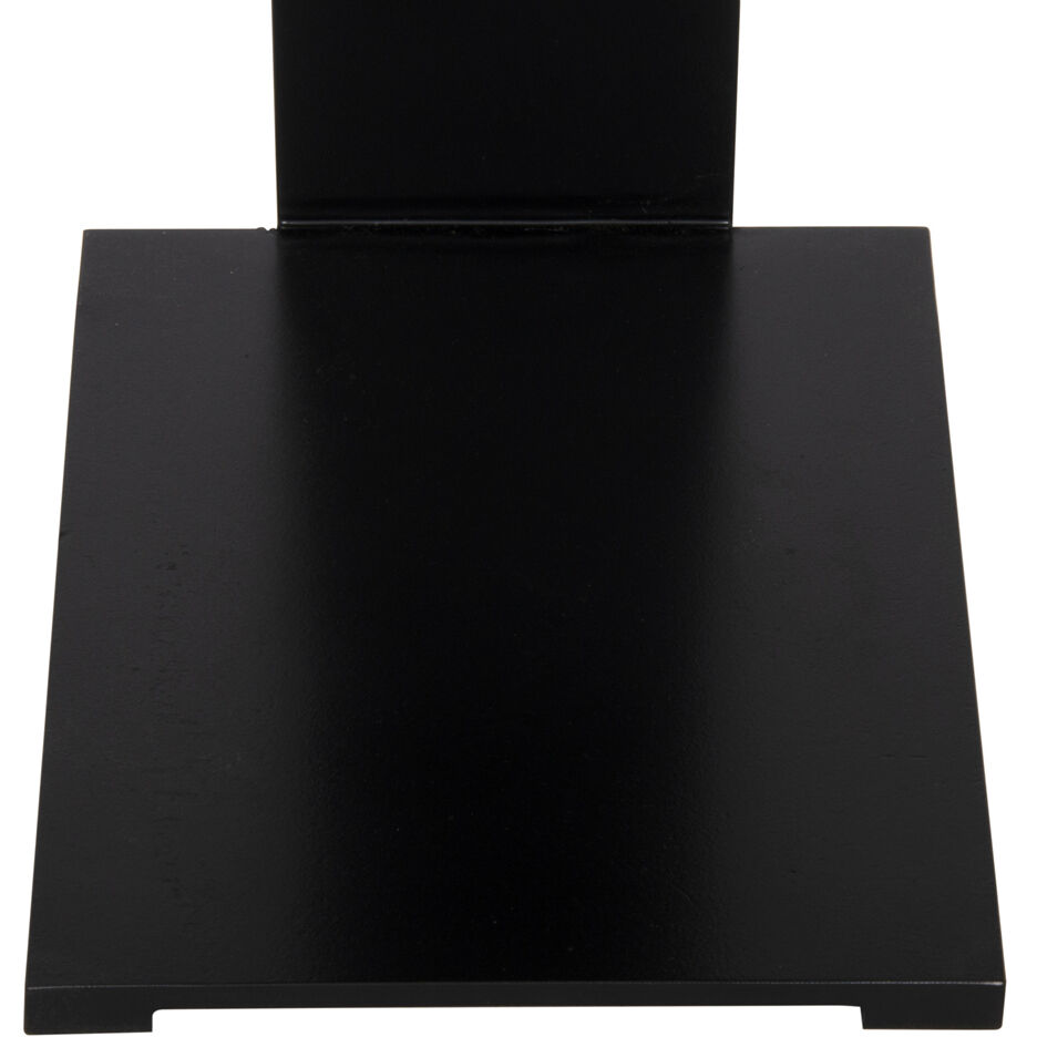 Ledge 25 X 18 inch Matte Black Side Table