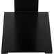 Ledge 25 X 18 inch Matte Black Side Table