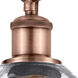 Ballston Waverly 1 Light 6 inch Antique Copper Sconce Wall Light