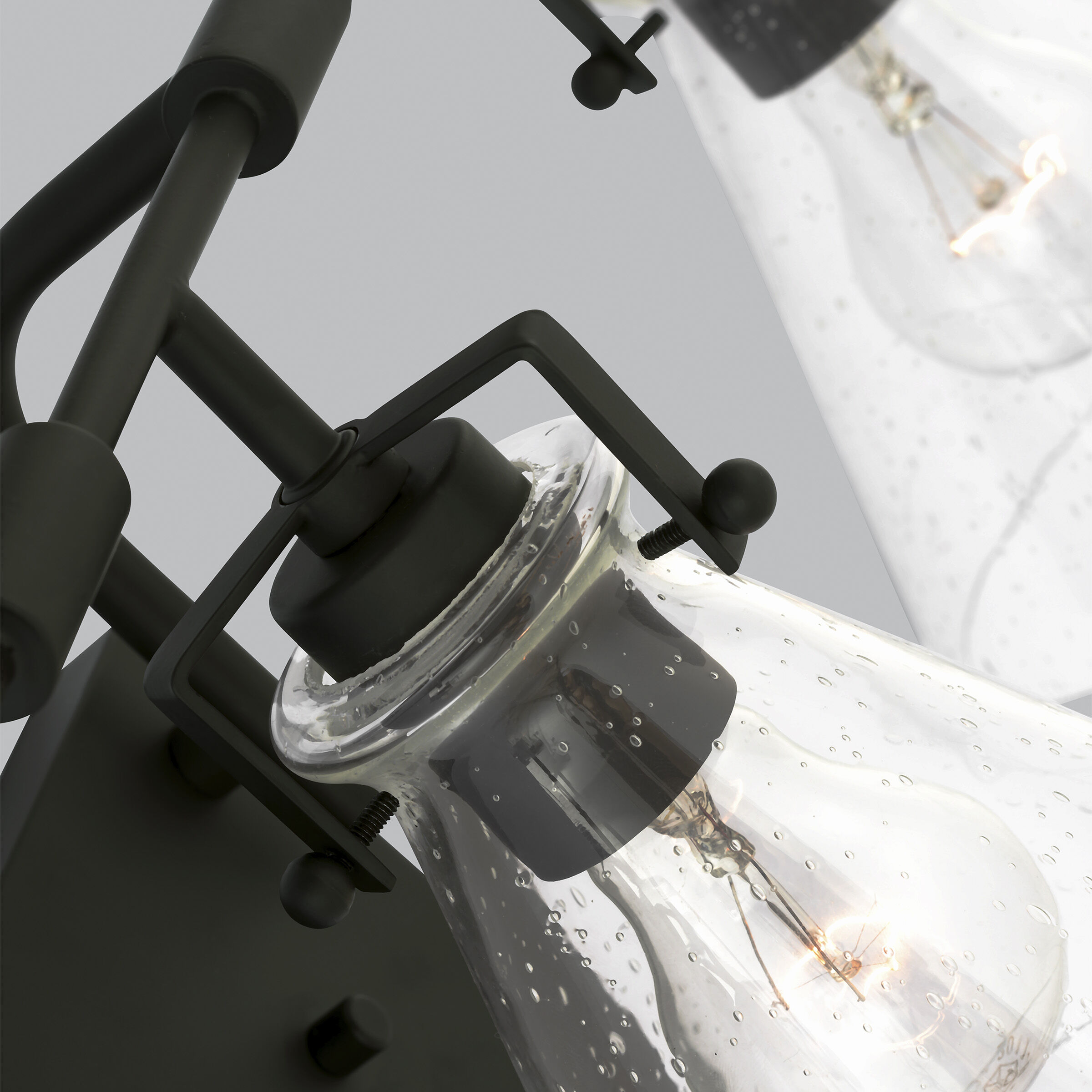 Jaden 3 Light 24 inch Midnight Black Bath Vanity Wall Sconce Wall Light