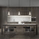 Chantilly LED 14 inch Black Pendant Ceiling Light, dweLED
