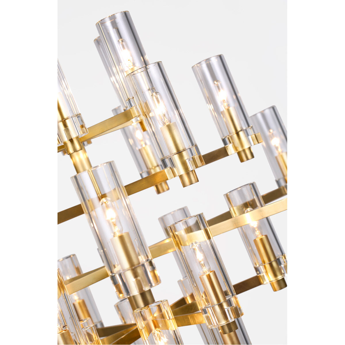 Chapman & Myers Sonnet LED 42 inch Antique-Burnished Brass Chandelier Ceiling Light in (None), Large