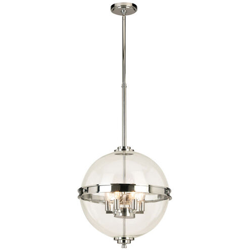 Cecilia 6 Light 17 inch Chrome Pendant Ceiling Light