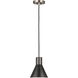 Towner 1 Light 7 inch Brushed Nickel Pendant Ceiling Light