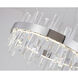 Canada LED 24 inch Chrome LED Chandelier Ceiling Light