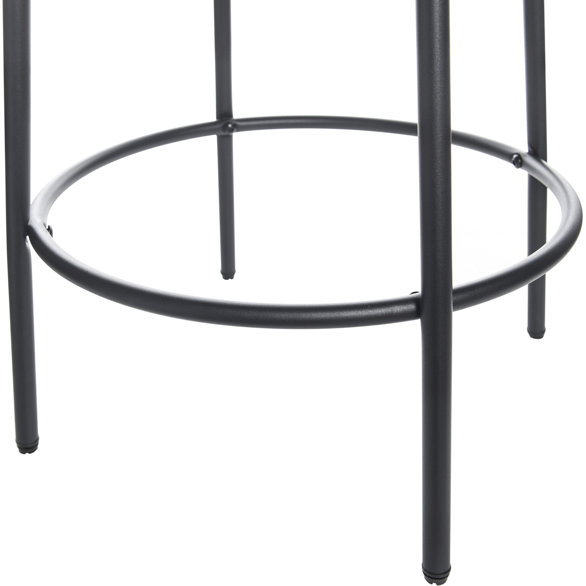 Soloist 26 inch Black and Sky Blue Counter Stool