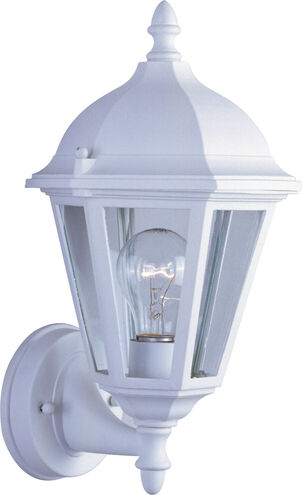 Westlake 1 Light 15 inch White Outdoor Wall Mount