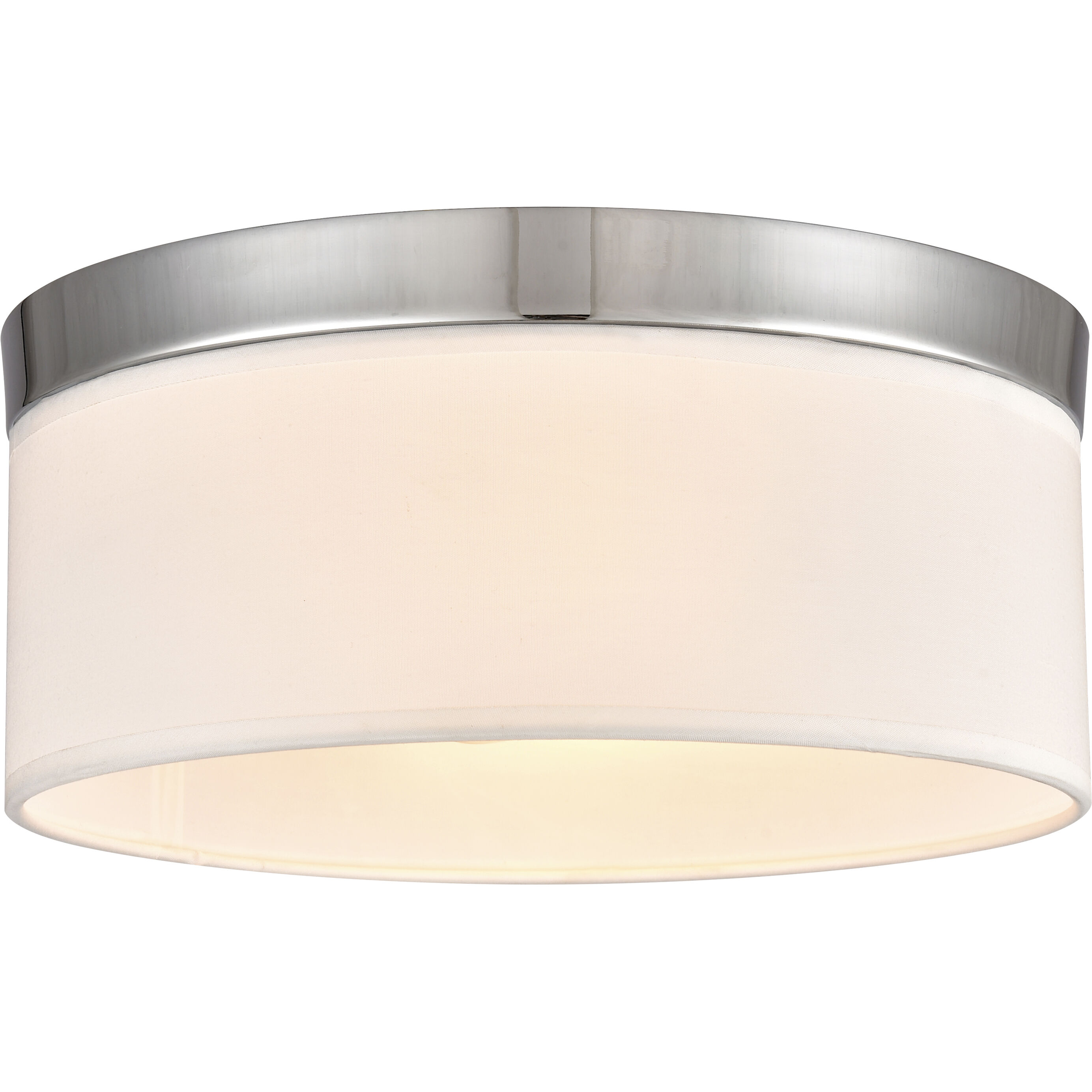 Oak Valley 2 Light 12 inch Chrome Flush Mount Ceiling Light