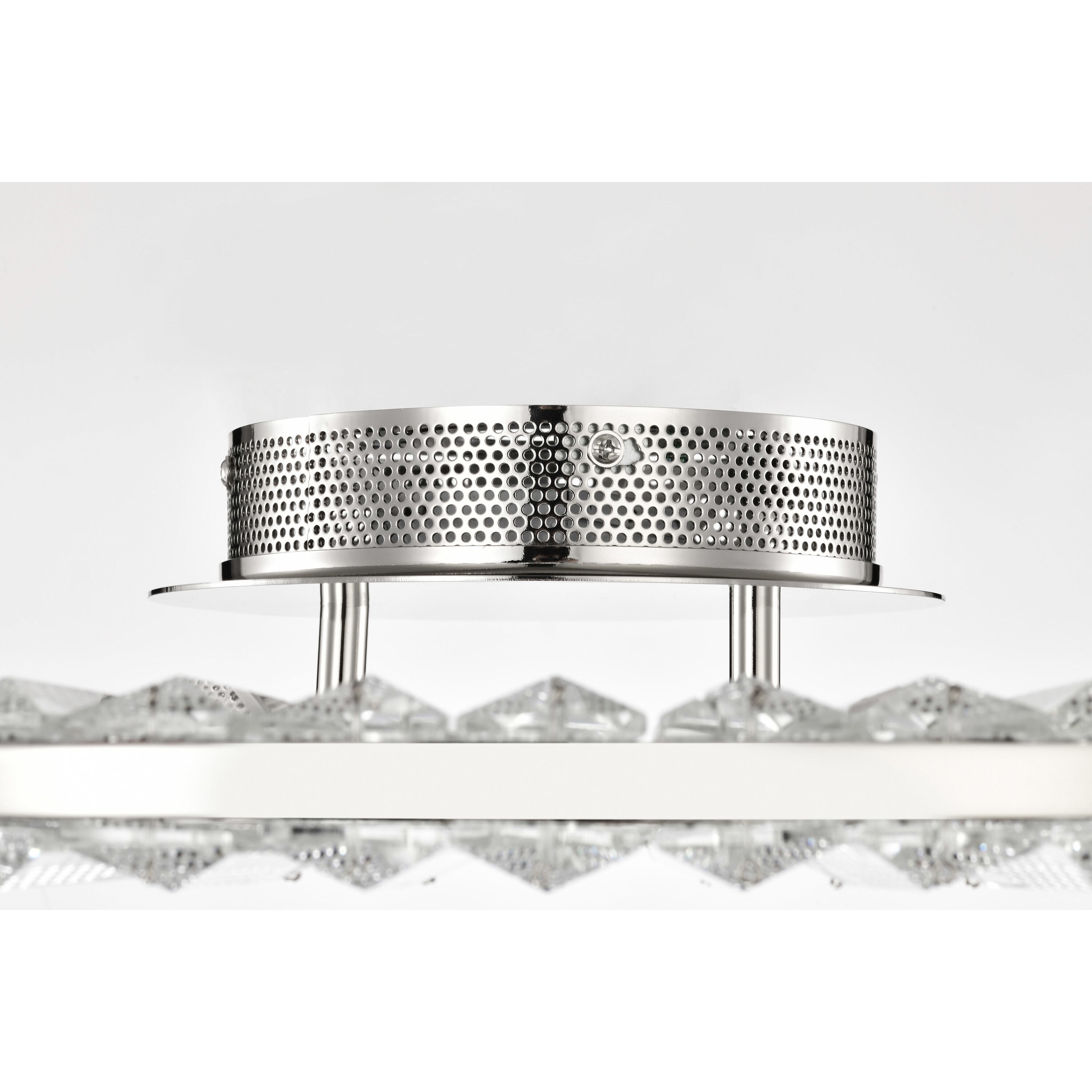 Nova LED 22.88 inch Polished Nickel Flush Mount Ceiling Light