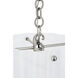 AERIN Rosehill LED 8 inch Polished Nickel Pendant Ceiling Light
