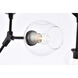 Cavoli 9 Light 79 inch Black Chandelier Ceiling Light