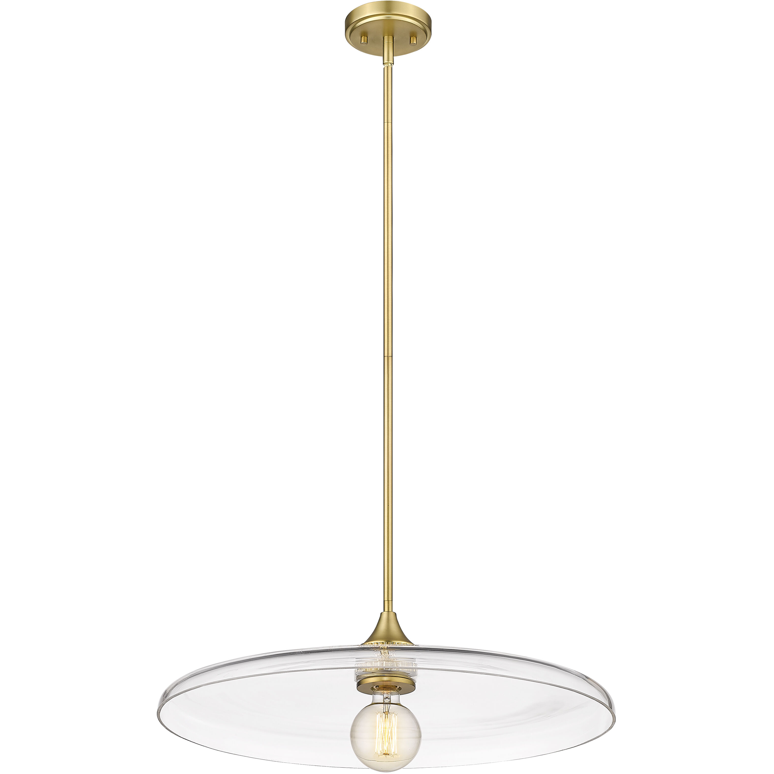Paloma 1 Light 24 inch Olde Brass Pendant Ceiling Light in Oil Rubbed Bronze