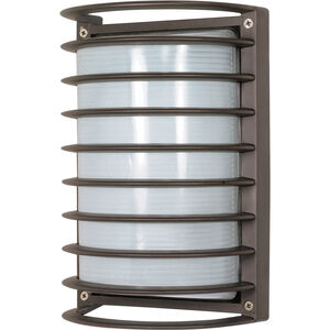 Brentwood 1 Light 10 inch Architectural Bronze Outdoor Bulk Head, Rectangle