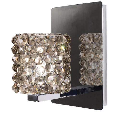 Eternity Jewelry 1 Light 4.13 inch Chrome Wall Sconce Wall Light