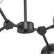 Haas 4 Light 16.5 inch Matte Black Chandelier Ceiling Light, Design Series