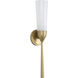 Mousseaux 1 Light 4.75 inch Natural Brass Sconce Wall Light