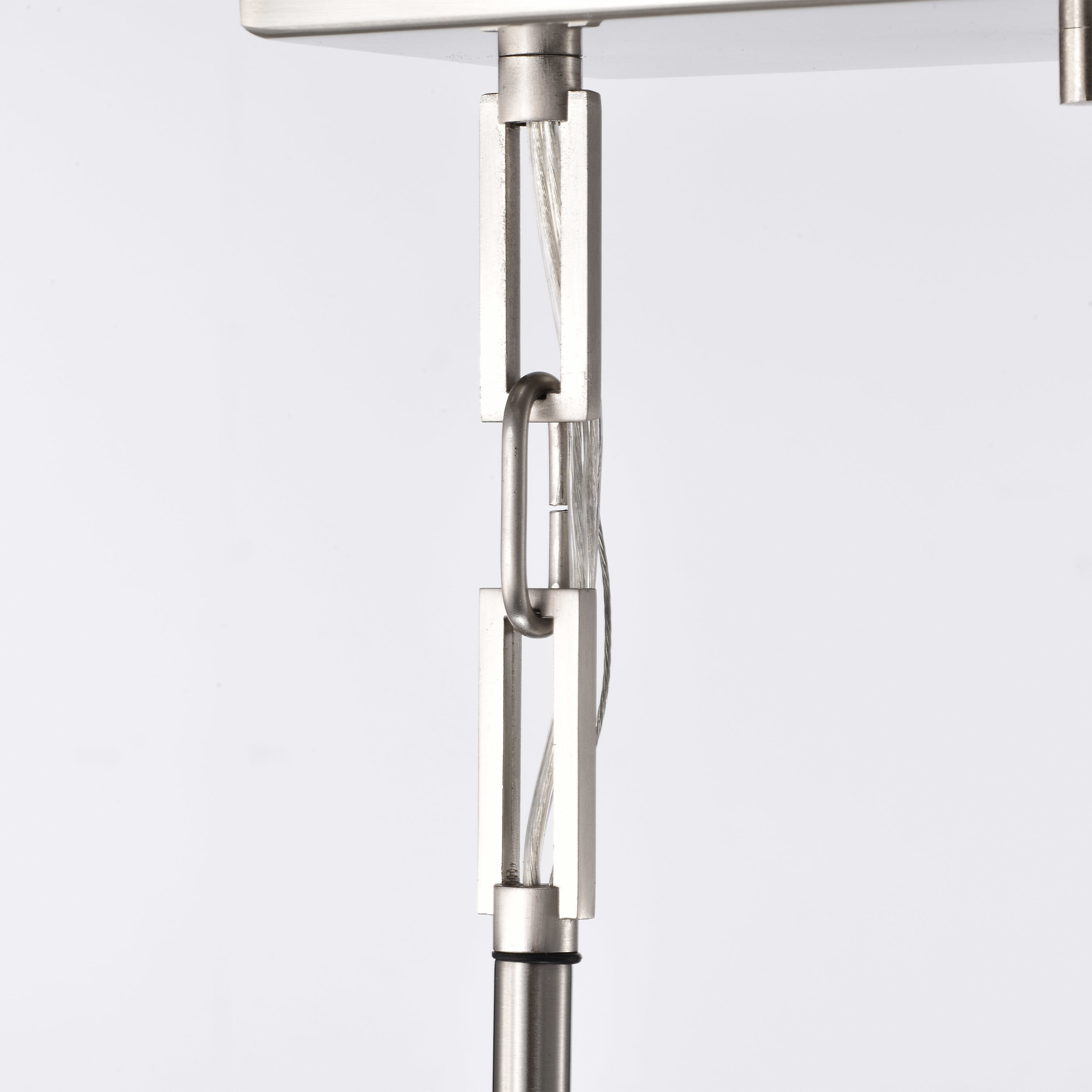 Frame LED 36 inch Brushed Nickel Island Pendant Ceiling Light 