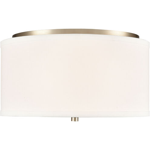 Guyten 2 Light 13 inch Modern Gold Indoor Flushmount Ceiling Light