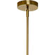 Congruent 1 Light 10 inch Antique Brass Pendant Ceiling Light