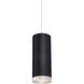 Cameo Pendant Ceiling Light in Black
