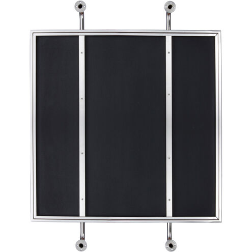 Tycho 33 X 26 inch Polished Nickel Wall Mirror, Varaluz Casa