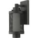 Nottingham 1 Light 12 inch Textured Black Outdoor Wall Lantern