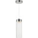 Highball 1 Light 4.25 inch Satin Nickel Multi-Light Pendant Ceiling Light in Clear