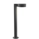 REALS 12 VAC Textured Gray Bollard