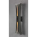 Scroll LED 30 inch Architectural Bronze Outdoor Wall Sconce