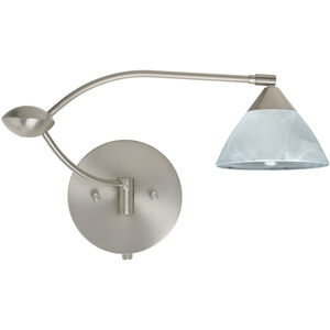 Domi 1WU 20 inch 50 watt Satin Nickel Swing Arm Sconce Wall Light