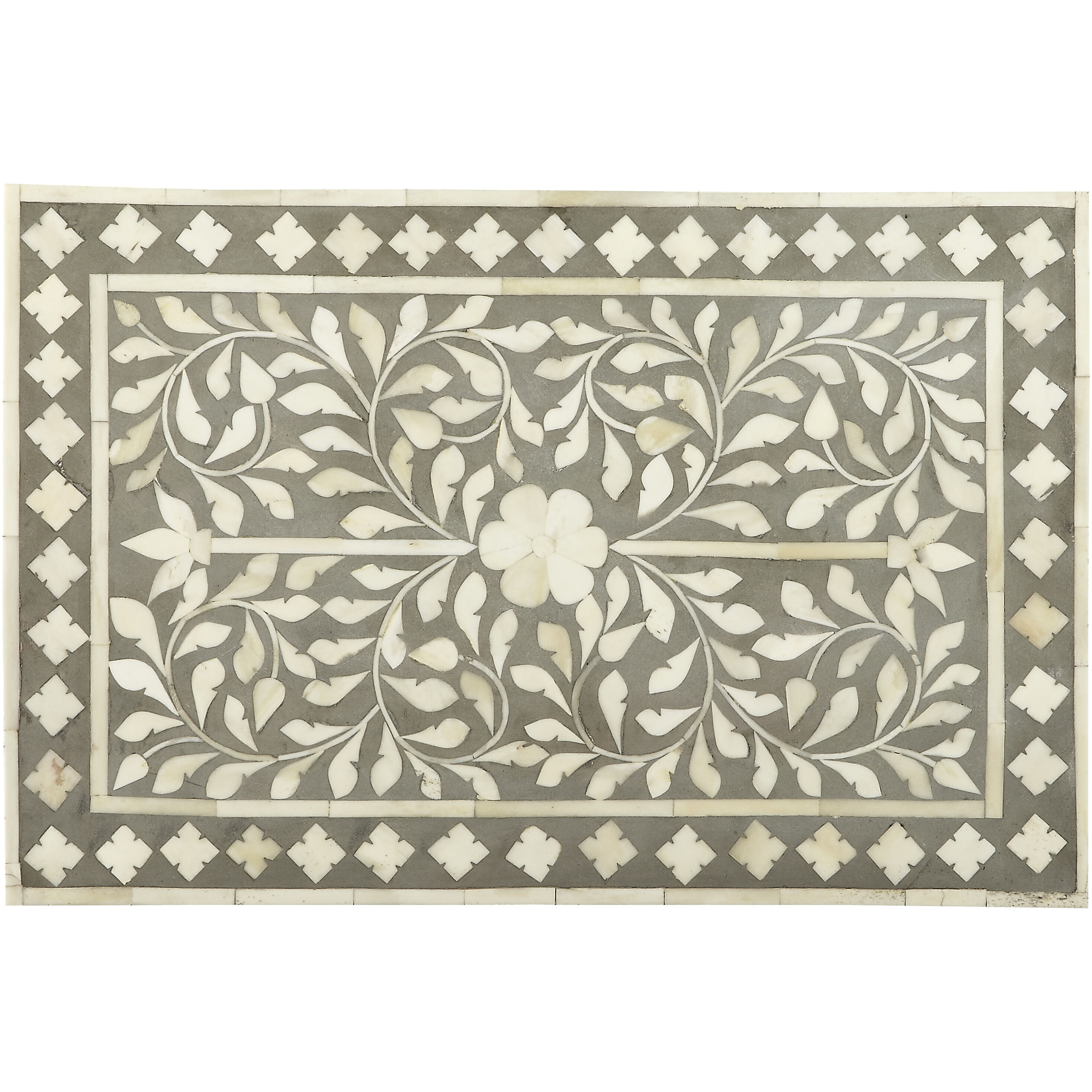 Bone Inlay Vivienne Grey Bone Inlay Gray Bone Inlay Chest/Cabinet