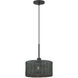Weavington 1 Light 12 inch Black Pendant Ceiling Light