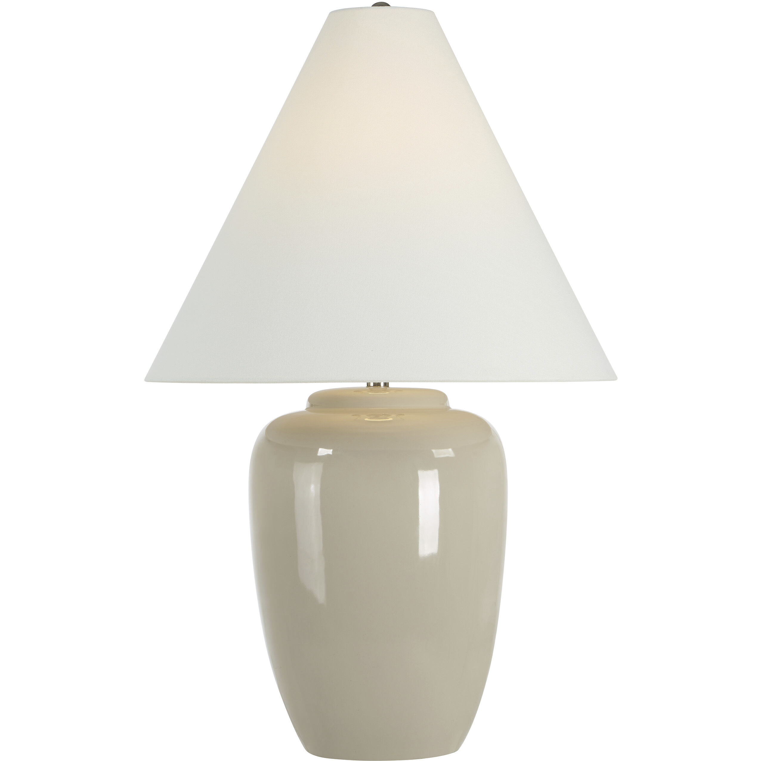 Anne 28.75 inch Taupe Glazed Table Lamp Portable Light