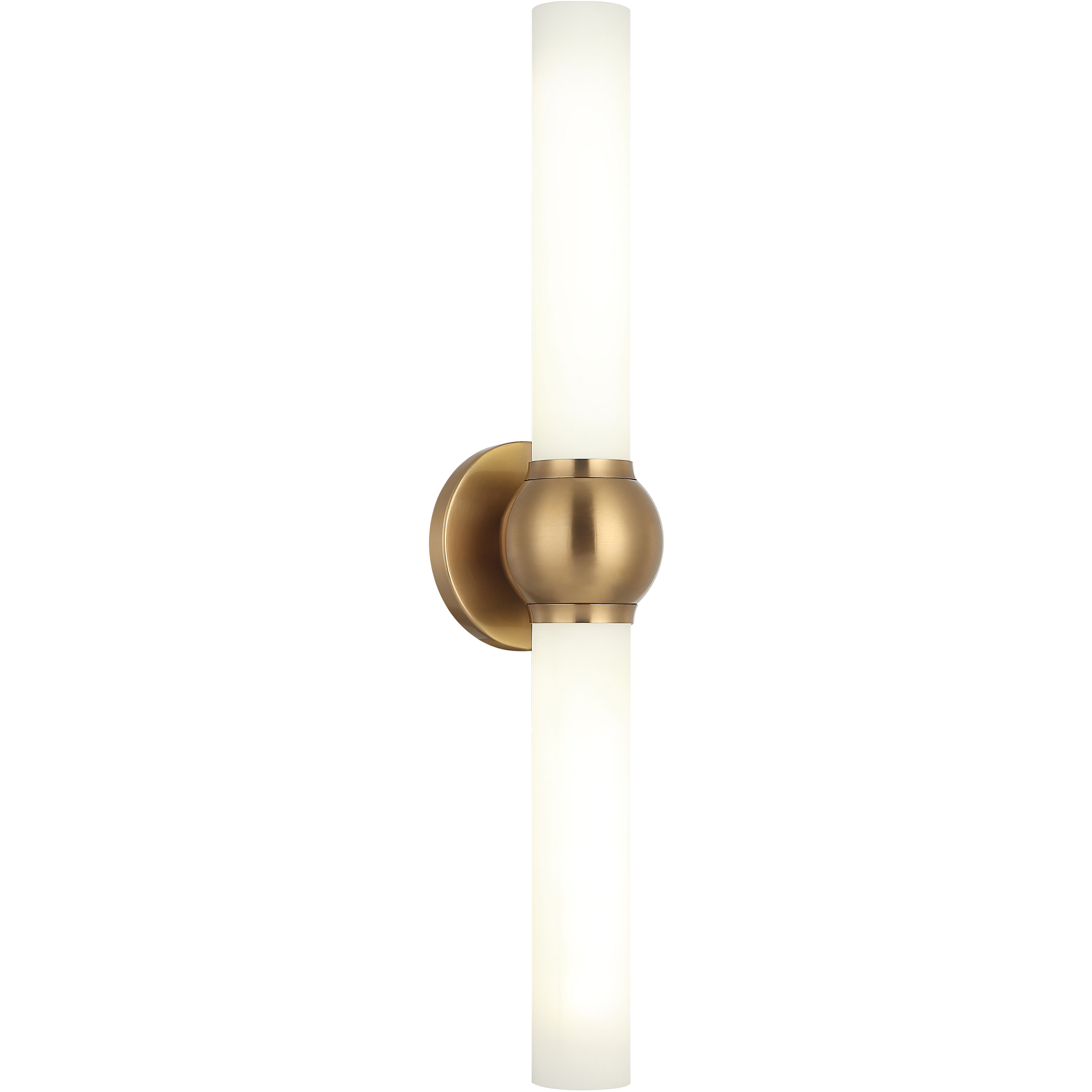 Pierce LED 5.13 inch Aged Gold Brass Wall Sconce Wall Light
