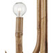 Samsara 6 Light 31.5 inch Saddle Tan Chandelier Ceiling Light, Small