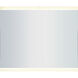 Vivid Edge 36 X 30 inch Mirror with Brushed Aluminum Wall Mirror