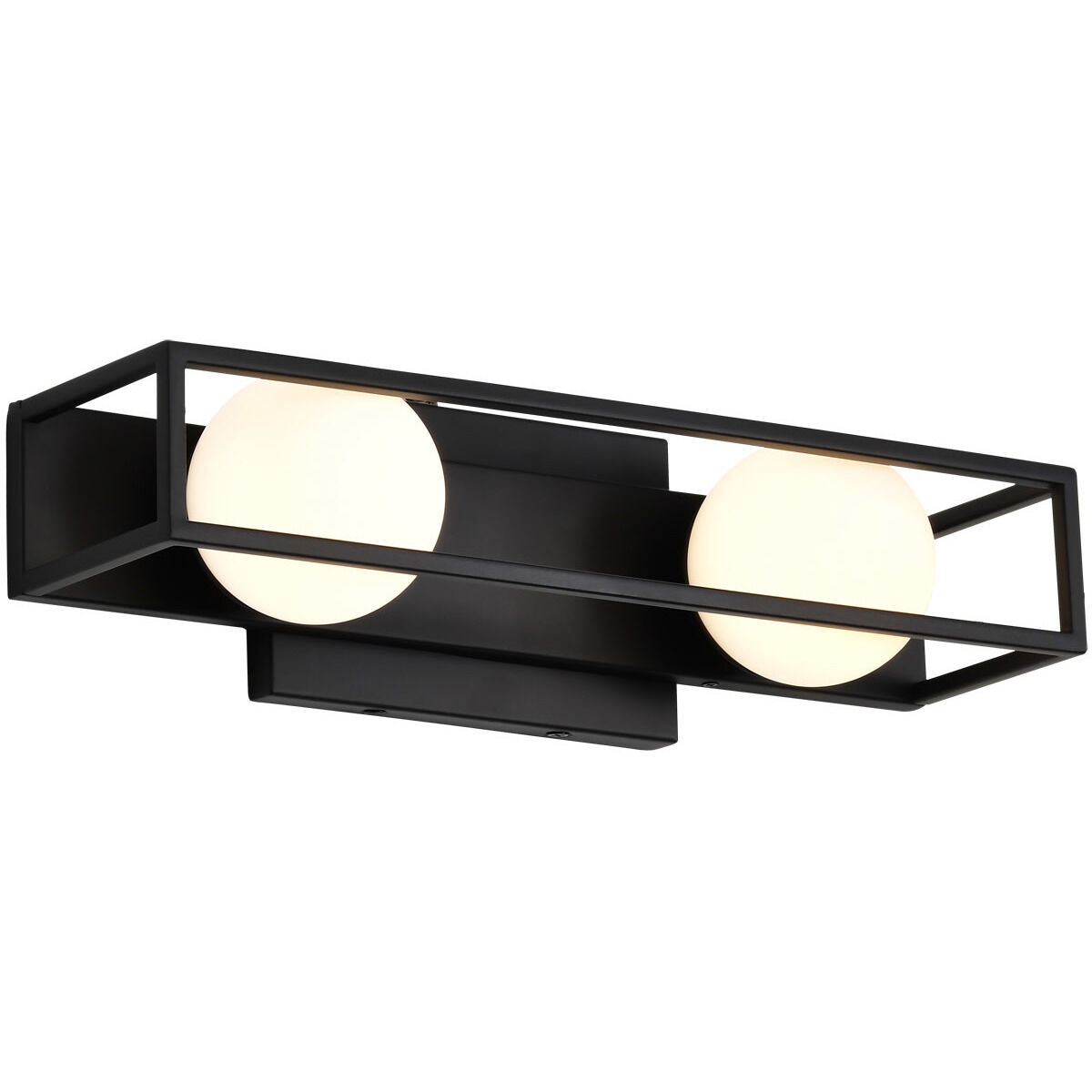 Jenkins LED 15.5 inch Matte Black Vanity Light Wall Light