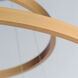Groove LED 39.5 inch Gold Single Pendant Ceiling Light